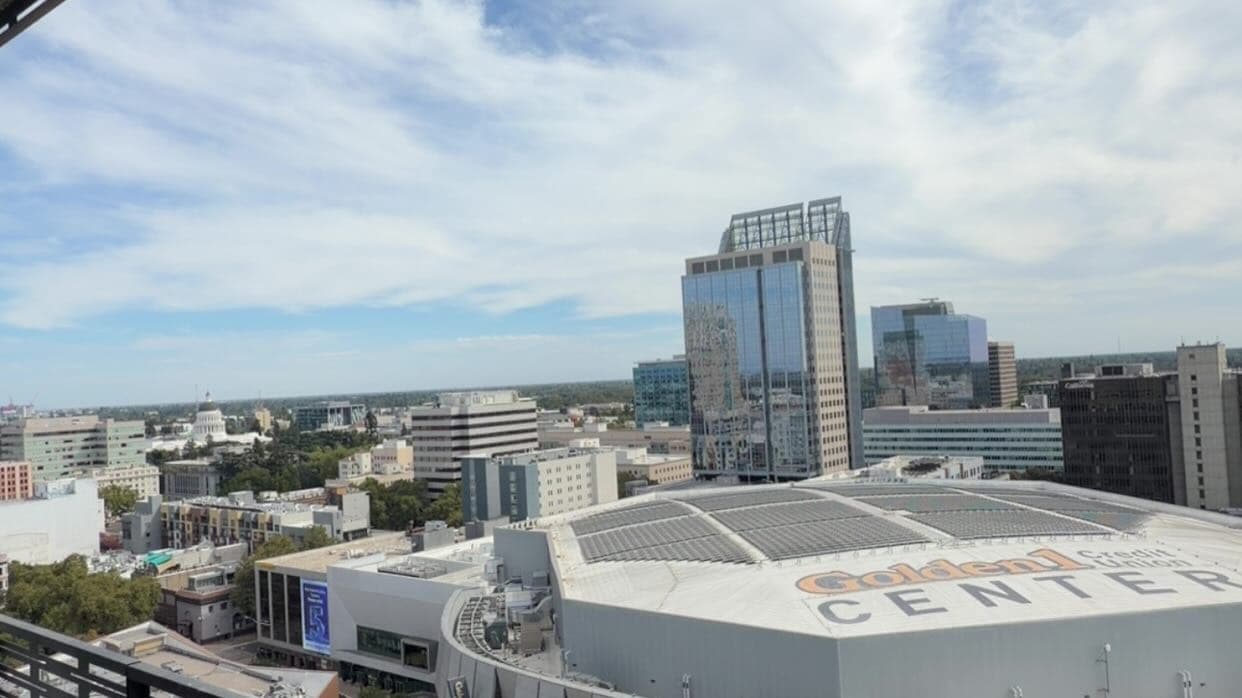 HVAC maintenance visit at a Downtown Sacramento penthouse.