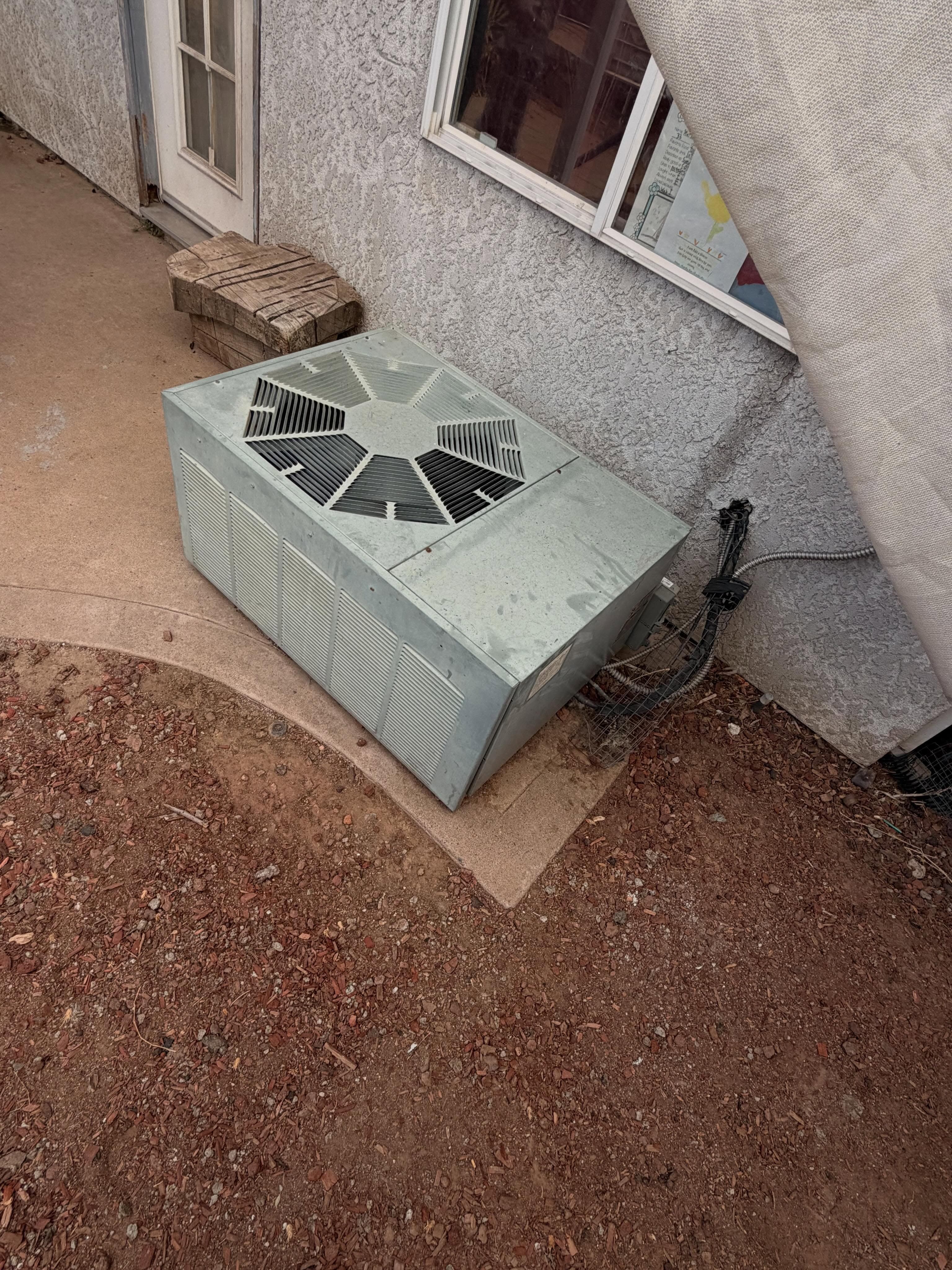 New 3-ton Goodman HVAC system installed as a complete upgrade.